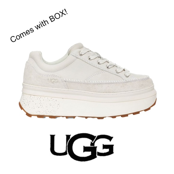 UGG Shoes - NWT UGG "marine lace" white platform sneakers